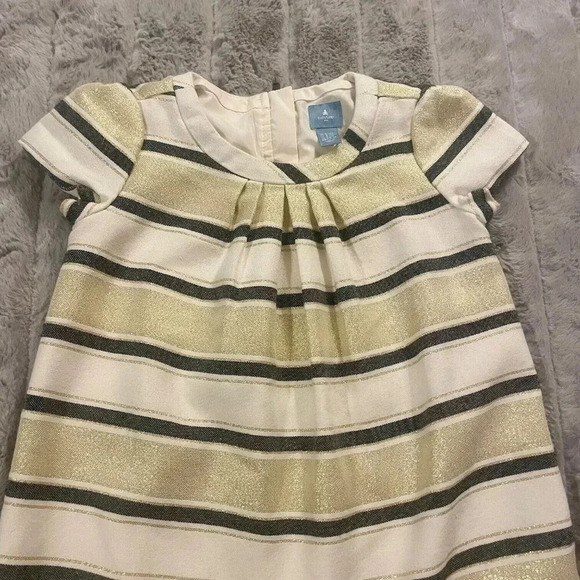 Gap Blue and Gold Sparkle Dress Size 4 Years - Picture 2 of 5